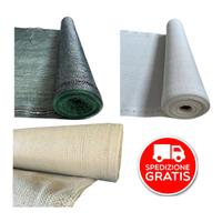 Rete telo ombreggiante ombra 90% Verde-Bianco-Ecrù
