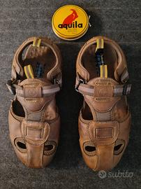 SANDALI TIMBERLAND IN PELLE MARRONE
