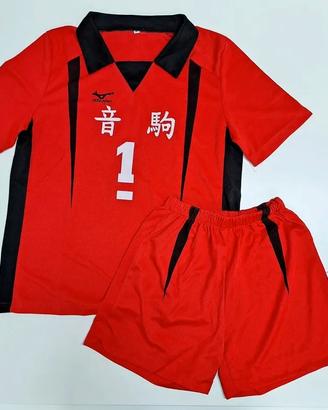 Cosplay Tetsurō Kuroo Haikyuu M divisa Nekoma + gi
