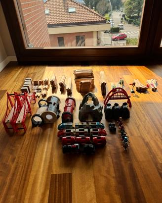 Trenino legno BRIO SET GRANDE COMPLETO