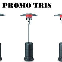 Tris promo stufa da esterno Fungo 12,5kw