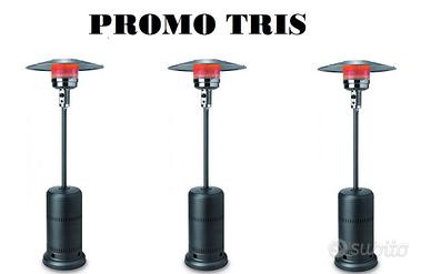 Tris promo stufa da esterno Fungo 12,5kw