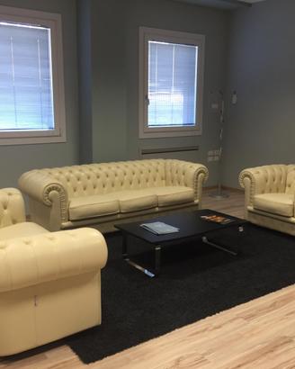COMPLETO DIVANI E POLTRONA CHESTERFIELD