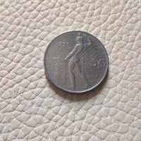 Moneta da 50 lire del 1955