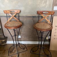 Sgabelli da bistrot parigini in legno