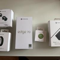 Kit motorola cellulare orologio cuffie tag e caric