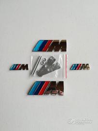 Emblema Bmw Msport anteriore posteriore e laterali