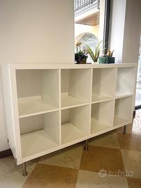 Scaffale IKEA KALLAX 2x4 Orizzontale + Gambe