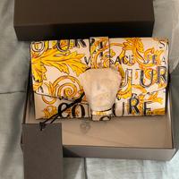 VERSACE BORSA POCHETTE TRACOLLA BIANCO