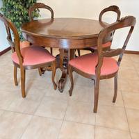 Tavolo rotondo allungabile