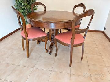 Tavolo rotondo allungabile