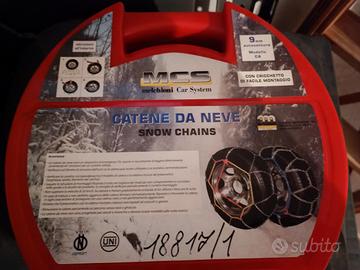Catene da neve mai usate melchioni car system