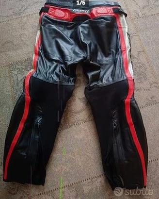 pantaloni pelle moto dainese  tg 56