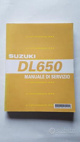 Suzuki V-Strom 650 DL 2004 manuale officina ITALIA