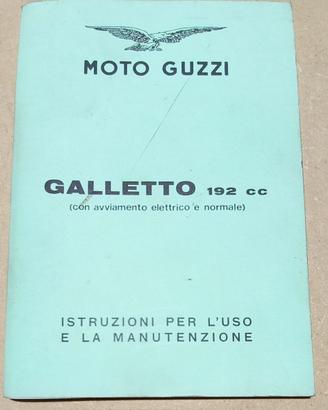 MOTO GUZZI MANUALI DI USO E MANUTENZIONE