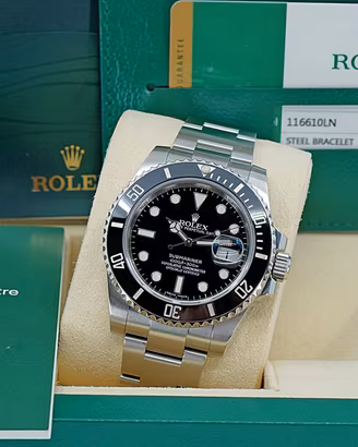 ROLEX SUBMARINER 116610LN GAR ITALIA 2014 FULL SET