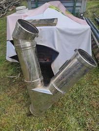 camino snodo in acciaio V