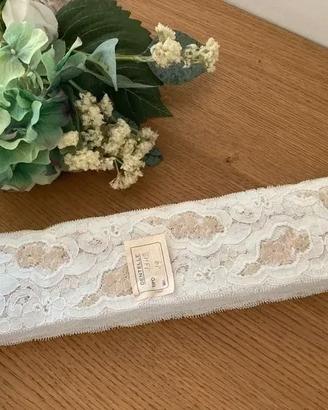 Pizzo/tessuto francese Dentelle bianco/beige