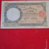 50 lire lupa capitolina 1936