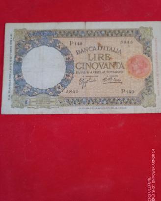 50 lire lupa capitolina 1936