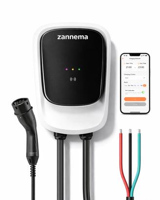 Wallbox Caricatore Auto Elettrica EV Type2 7KW 32A