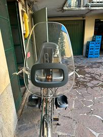 Seggiolino bici anteriore BOBIKE con parabrezza
