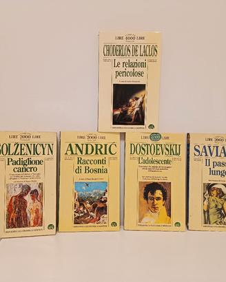 Set 5 volumi "Biblioteca Economica Newton"
