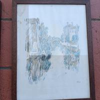 2 Litografie colori BURANO - Mario Vellani Marchi