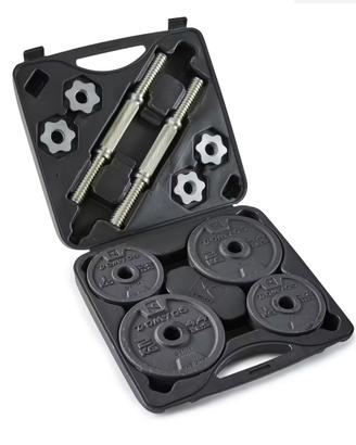 kit manubri e bilanciere palestra 20kg