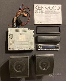 AUTORADIO KENWOOD KDC-W4527 CD + casse Fiat Panda