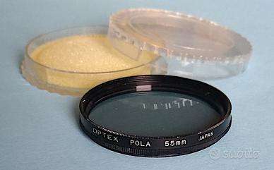 Filtri 55mm: Skylight TAMRON, Polarizzatore OPTEX.