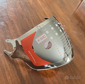 visiera color argento per casco ls2 airflow1