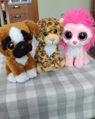 3 PELUCHE BEANIE BOOS 