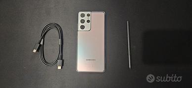 Samsung s21 ultra 5g 512gb 16gb + s-pen + cavo ori