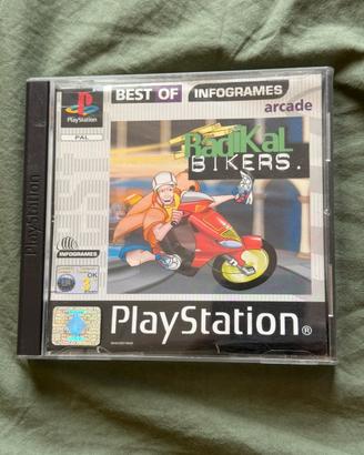 Radikal Bikers PS1, CIB, PAL ITA, Funzionante