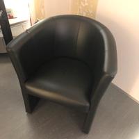 Poltroncine ecopelle a pozzetto