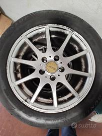 set gomme M+S e cerchi 205/60 R16 volvo o simile