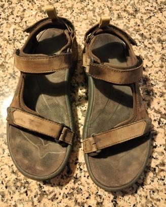 Sandali unisex marca Teva n.40,5 in pelle