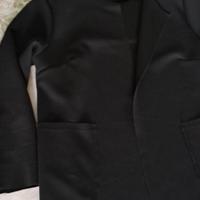 giacca lunga color nero