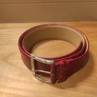 cintura vintage in pitone