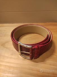 cintura vintage in pitone