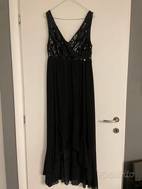Abito fracomina donna nero elegante