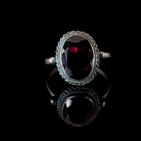 Anello in Argento 925 con Ametista Vintage
