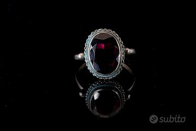 Anello in Argento 925 con Ametista Vintage