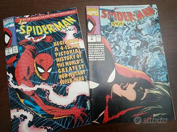 Lotto Spider-Man Saga #1,2 + 1991 Marvel Comics