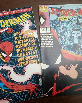 Lotto Spider-Man Saga #1,2 + 1991 Marvel Comics