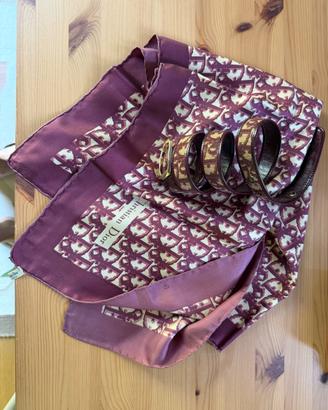 Christan Dior cintura e foulard anni 70