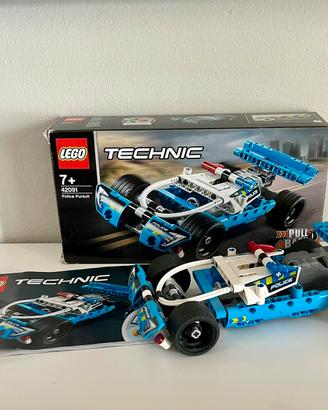 LEGO 42091 TECHNIC con sistema pull-back.