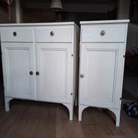 2 Mobiletti ante e cassetti lavanderia/bagno