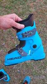 Scarponi bimbo Head J2 + tuta Brugi + omaggio